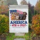 Happy 4th Of July Garden Flag, Dachshund Dog America Independence Day, Dachshund Dog USA Patriotic Flag Decor