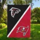Falcons vs Buccaneers House Divided Flag, NFL House Divided Flag