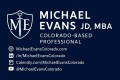 Official branding banner of Michael Evans, Colorado