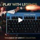 Gran teclado para jugar tus juegos favoritos, con un gran diseño de LOL