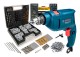 Furadeira De Impacto 3/8 10mm GSB450RE-300P Re Bosch Com Jogo De Brocas Bits E Buchas 300 Peças The Black Tools